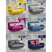 時尚折疊 猫爪皮 科技布 梳化床 80cm/90cm/100cm/110cm/120cm/130cm/140cm/150cm(IS8447)
