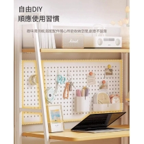 可折叠洞洞板電腦台 書枱 書桌60cm/80cm/100cm*48cm*136.5 (IS9100)