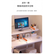 時尚系列 可移動 床邊桌 書桌 電腦枱 60cm/74cm/90cm/100cm*50cm86cm (IS9146)