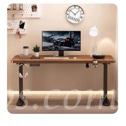 (陳列品一張 $499胡桃色) W100*D60*H71.8-116.8CM 時尚簡約 電動智能升降辦公桌書枱 電腦枱書桌 80cm/100cm/120cm/140cm/160cm (IS9149)