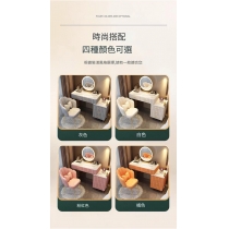 北歐梳妝枱化妝桌帶燈鏡 化妝檯送梳妝凳(IS7779)