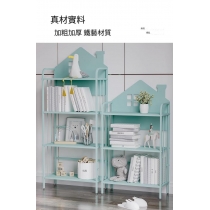 兒童皇國 鐵藝 小朋友 書架 屋仔 置物架 書櫃 60cm*35cm*110cm/140cm  (IS9158)