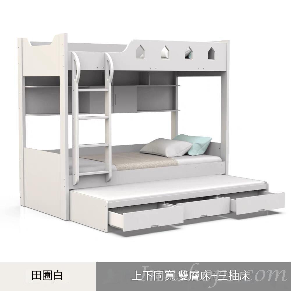 兒童皇國 碌架床 雙層床 小朋友床 90/100/120/135/150cm(不包床褥)（IS8503）