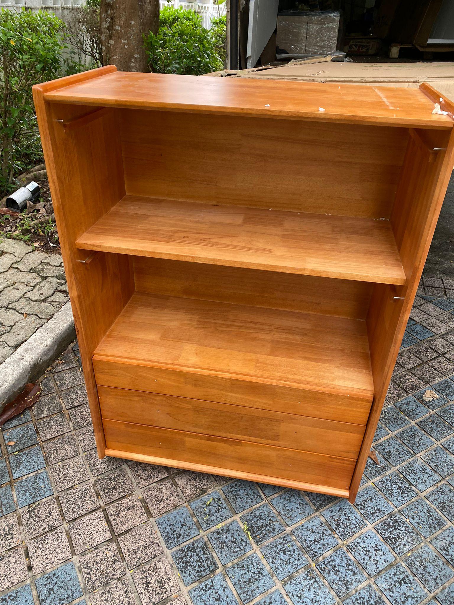 日式實木橡木系列 電視櫃 邊櫃 茶几 組合160cm/180cm/200cm x 40cm x 50cm(IS9033)