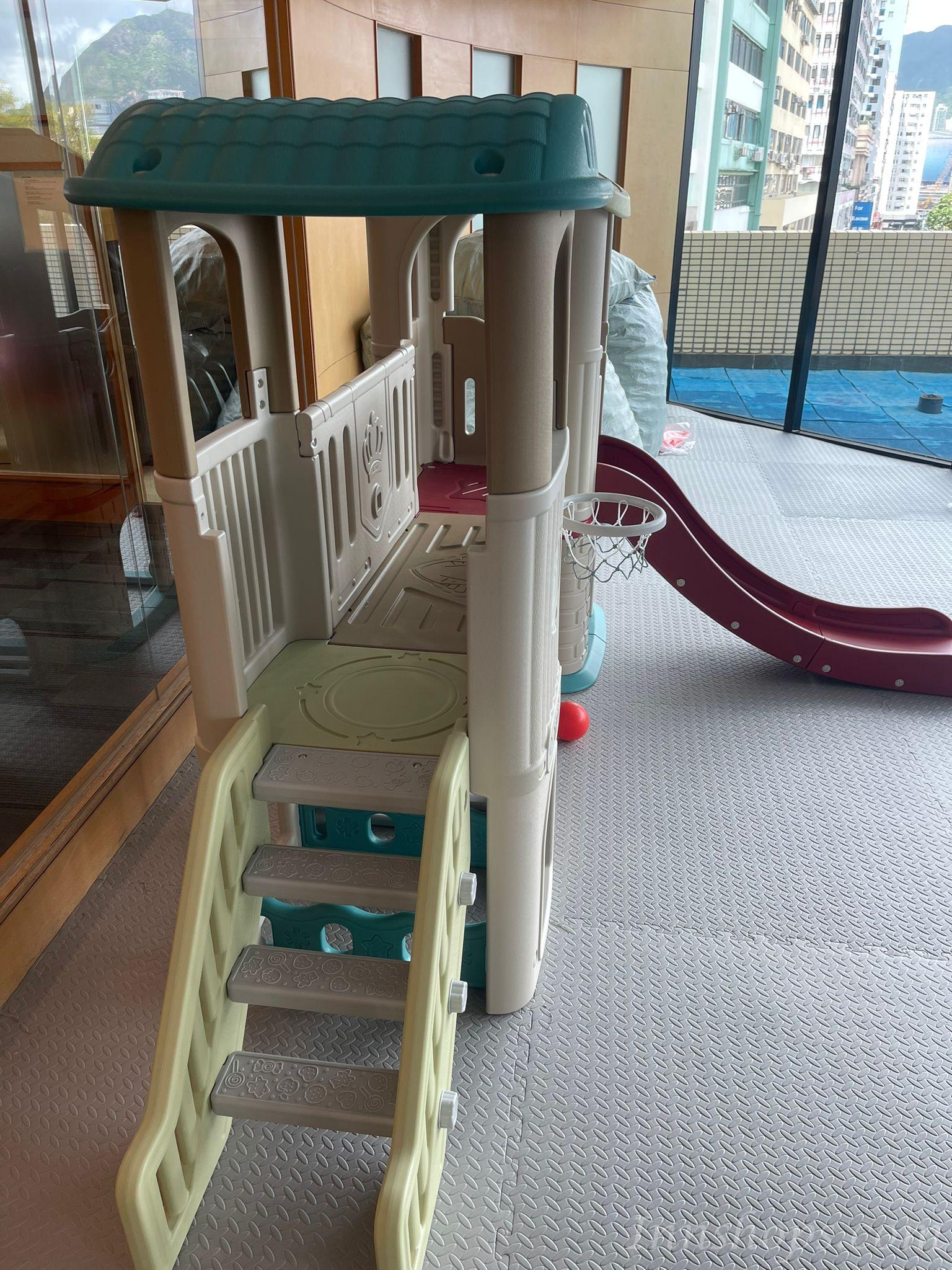 兒童皇國 兒童室內家用小型滑梯秋千玩具 家庭兒童樂園（IS9103）