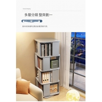 日式實木橡木系列 學校家具360度書櫃  旋轉書架40cm（IS8538）