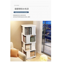 日式實木橡木系列 學校家具360度書櫃  旋轉書架40cm（IS8538）