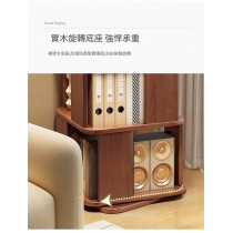 日式實木橡木系列 學校家具360度書櫃  旋轉書架40cm（IS8538）