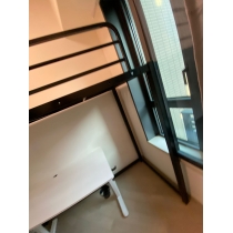 (陳列品一張 $499胡桃色) W100*D60*H71.8-116.8CM 時尚簡約 電動智能升降辦公桌書枱 電腦枱書桌 80cm/100cm/120cm/140cm/160cm (IS9149)