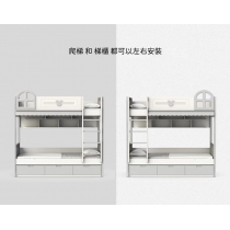 兒童皇國 屋仔雙層床 小朋友床 雙層床 子母床 90/100/120/135/150cm (IS9206)