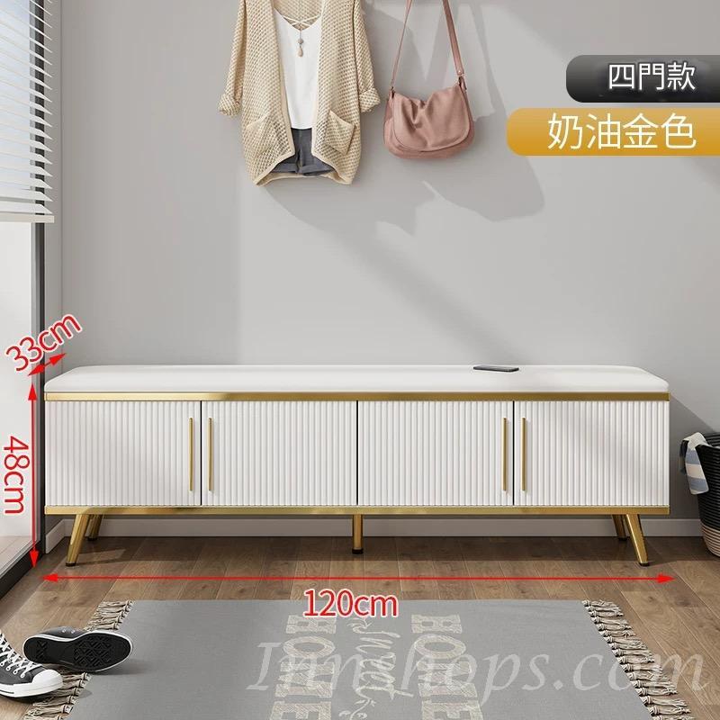 輕奢換鞋凳 鞋櫃椅子有坐墊*60/90/120cm (IS7686)