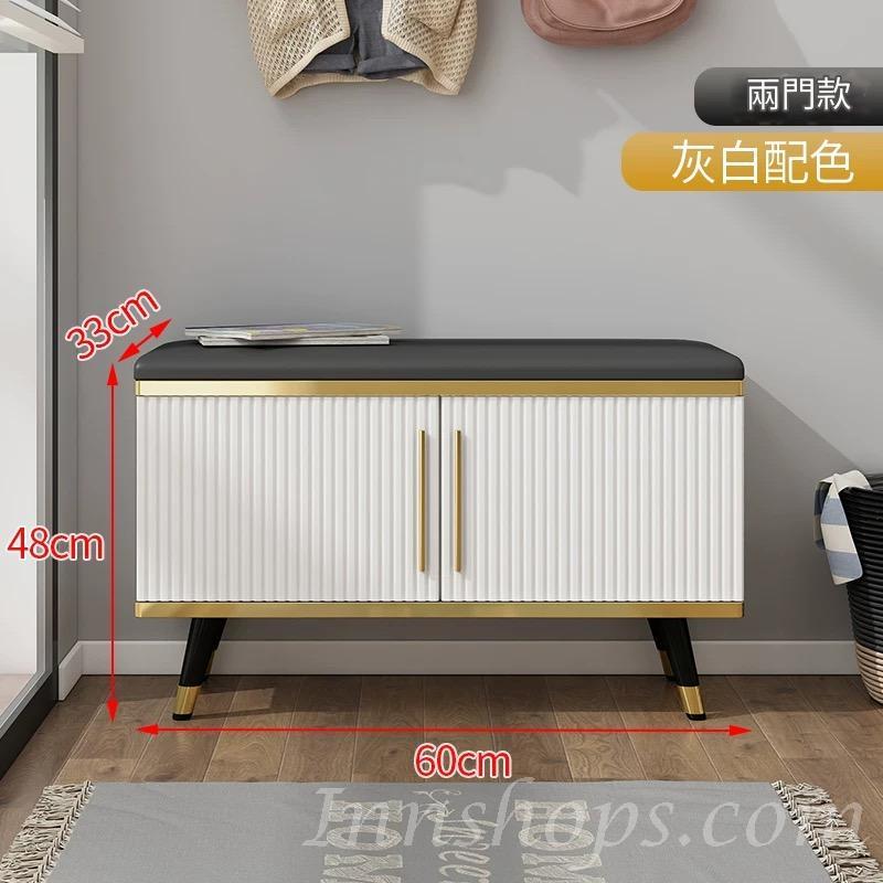輕奢換鞋凳 鞋櫃椅子有坐墊*60/90/120cm (IS7686)