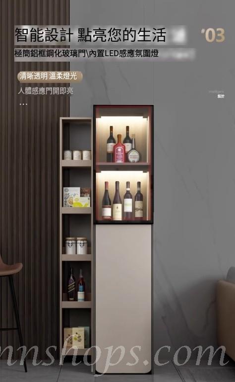 時尚簡約現代酒櫃折疊吧台桌吧台櫃隔斷櫃一體小戶型吧桌（IS9260）