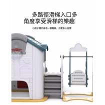 兒童皇國學校傢私 遊戲屋 滑滑梯秋千組合 家用室內 小朋友小型玩具房(IS9234)