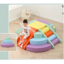 學校傢私兒童 軟體感攀爬滑梯 家用 幼稚園/playgroup 幼兒軟包玩具组合*60cm/65cm/110cm/115cm/125cm/130cm/175cm (IS9261)
