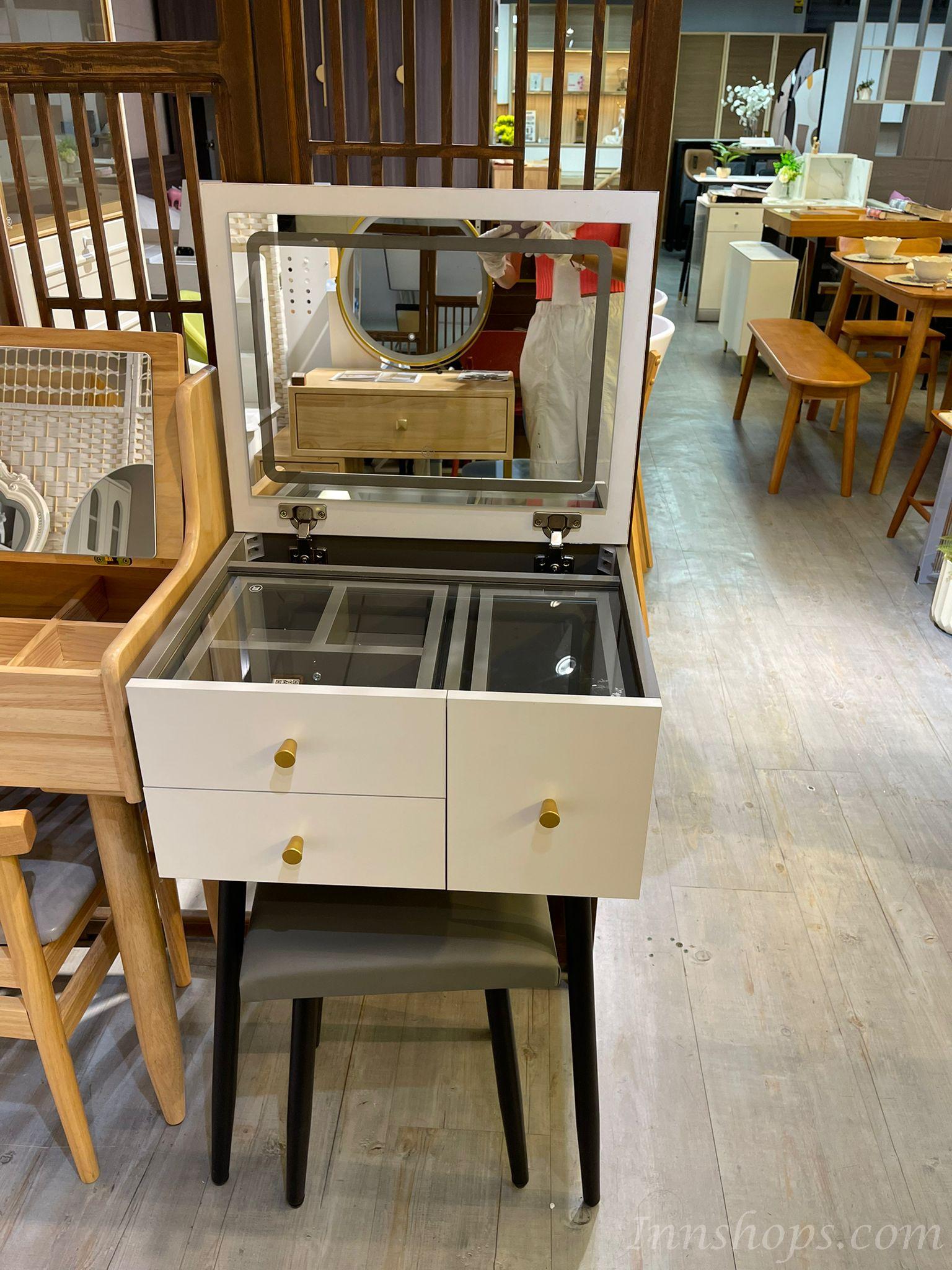  時尚迷你高級翻蓋梳妝枱 50cm/60cm(IS8640)