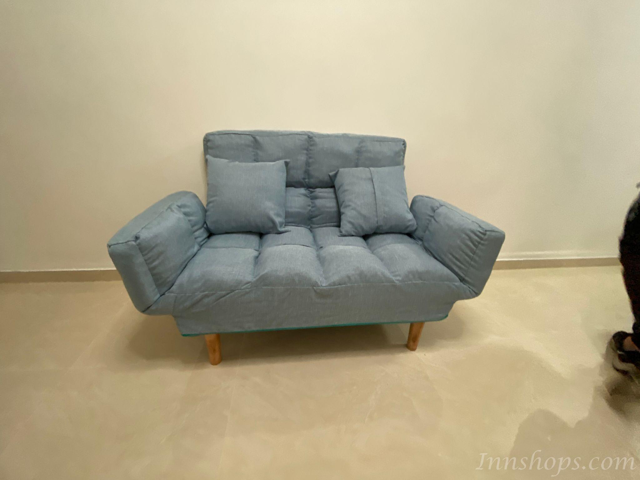 北歐簡約系列 可平躺 雙人梳化 121cm x 55cm x 82cm (IS9035)