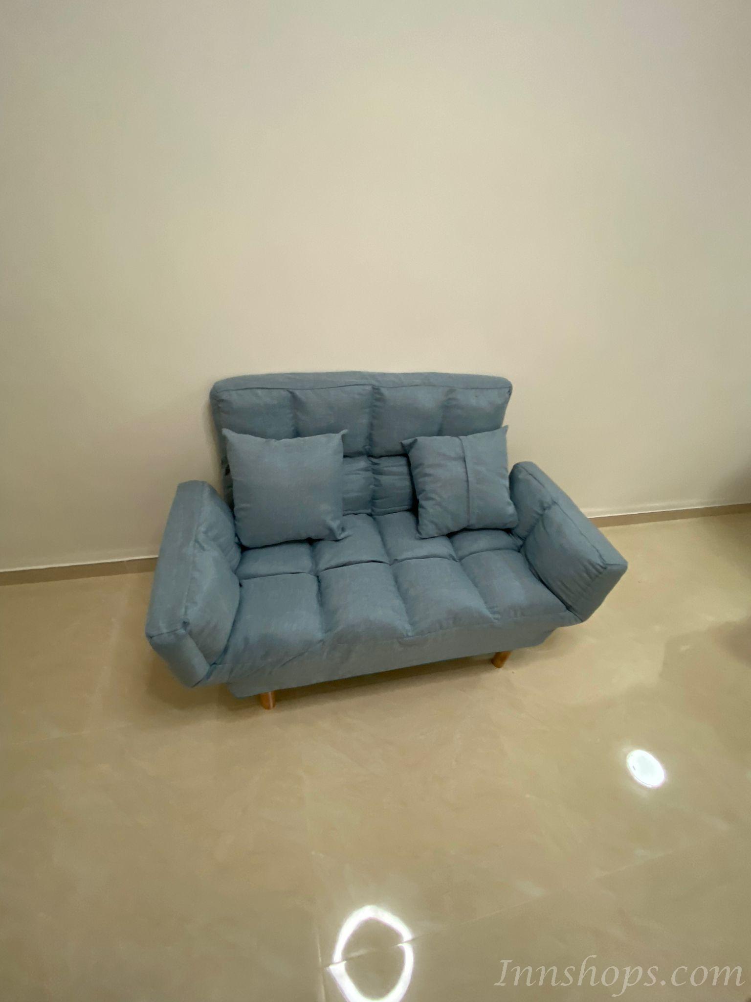 北歐簡約系列 可平躺 雙人梳化 121cm x 55cm x 82cm (IS9035)