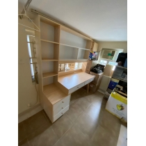 時尚系列簡約書枱連書櫃 100cm/120cm/140cm/160cm/180cm (IS2287)