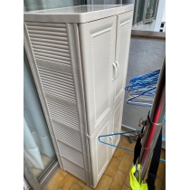 歐式防水塑料大容量多功能收納櫃 儲物櫃 鞋櫃 60cm（IS9102）
