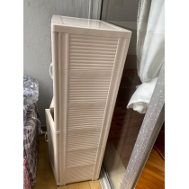 歐式防水塑料大容量多功能收納櫃 儲物櫃 鞋櫃 60cm（IS9102）