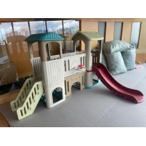 學校傢私商業客戶訂購產品系列 兒童室內家用小型滑梯秋千玩具 家庭兒童樂園 （IS9279)
