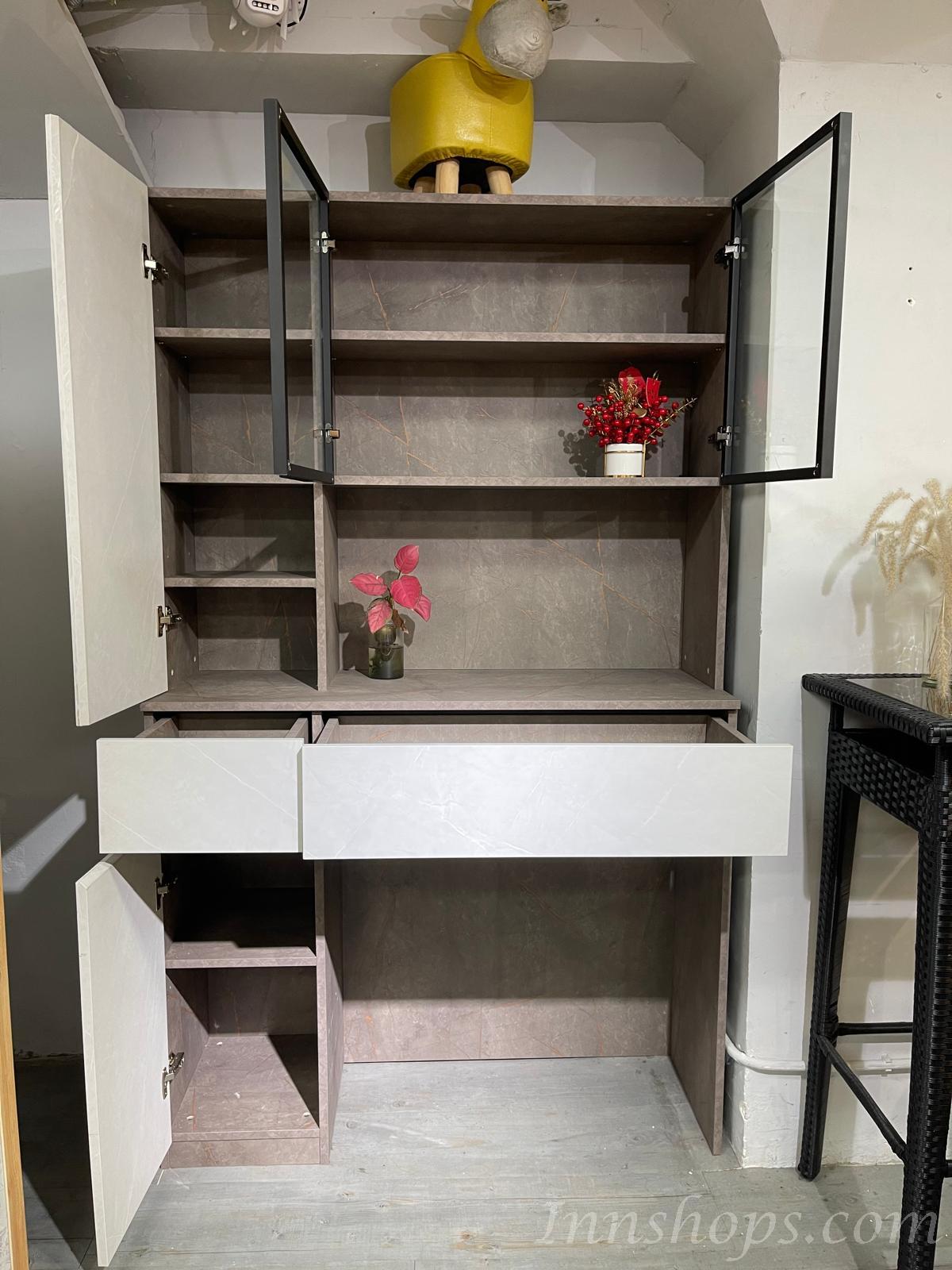 （陳列品餐邊櫃一個~自取$1000,送貨安裝另加$1200，W120*D42*H200CM)(IS9023)