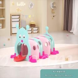 學校傢私playgroup小精靈毛毛蟲隧道玩具 Clubhouse 會所 幼稚園彩色通道火車頭(IS9294)