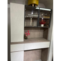 （陳列品餐邊櫃一個~自取$1000,送貨安裝另加$1200，W120*D42*H200CM)(IS9023)
