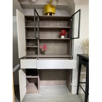 （陳列品餐邊櫃一個~自取$1000,送貨安裝另加$1200，W120*D42*H200CM)(IS9023)