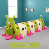 學校傢私playgroup小精靈毛毛蟲隧道玩具 Clubhouse 會所 幼稚園彩色通道火車頭(IS9294)