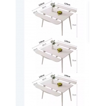 北歐格調 岩板餐桌 輕奢伸縮折疊方型飯桌*120cm/130cm/140cm(IS9315)