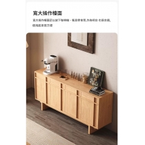 北歐實木白橡木系列 櫥櫃 廚房儲物櫃 餐邊櫃180cm（IS9333）