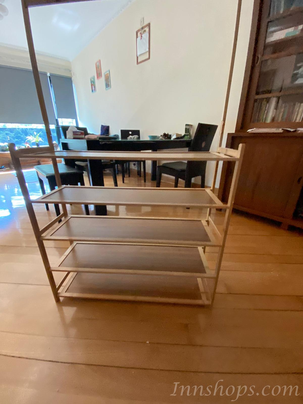 楠竹系列 4/5層 鞋架置物衣帽掛架 50/70/80cm闊 (IS8820)