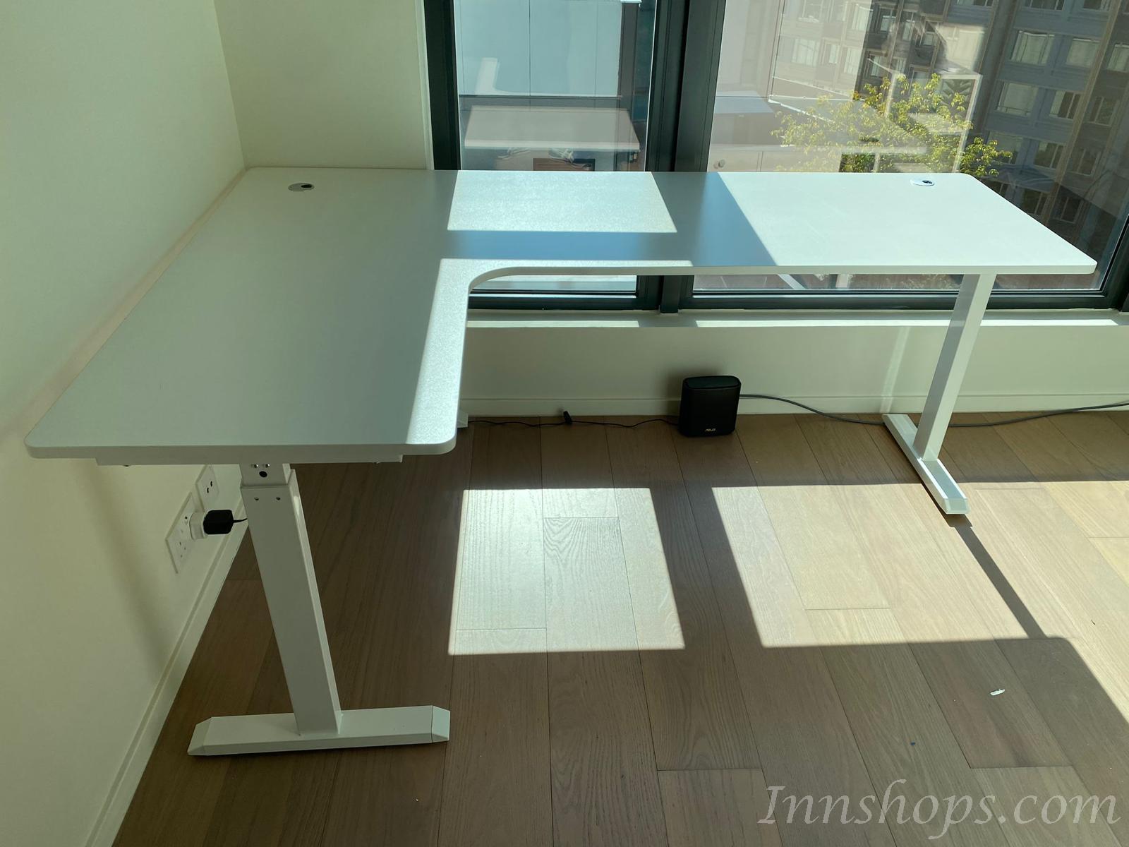 時尚 轉角 升降 書枱 電腦枱120cm/140cm/160cm/180cm*100cm/120cm*115cm (IS9255)