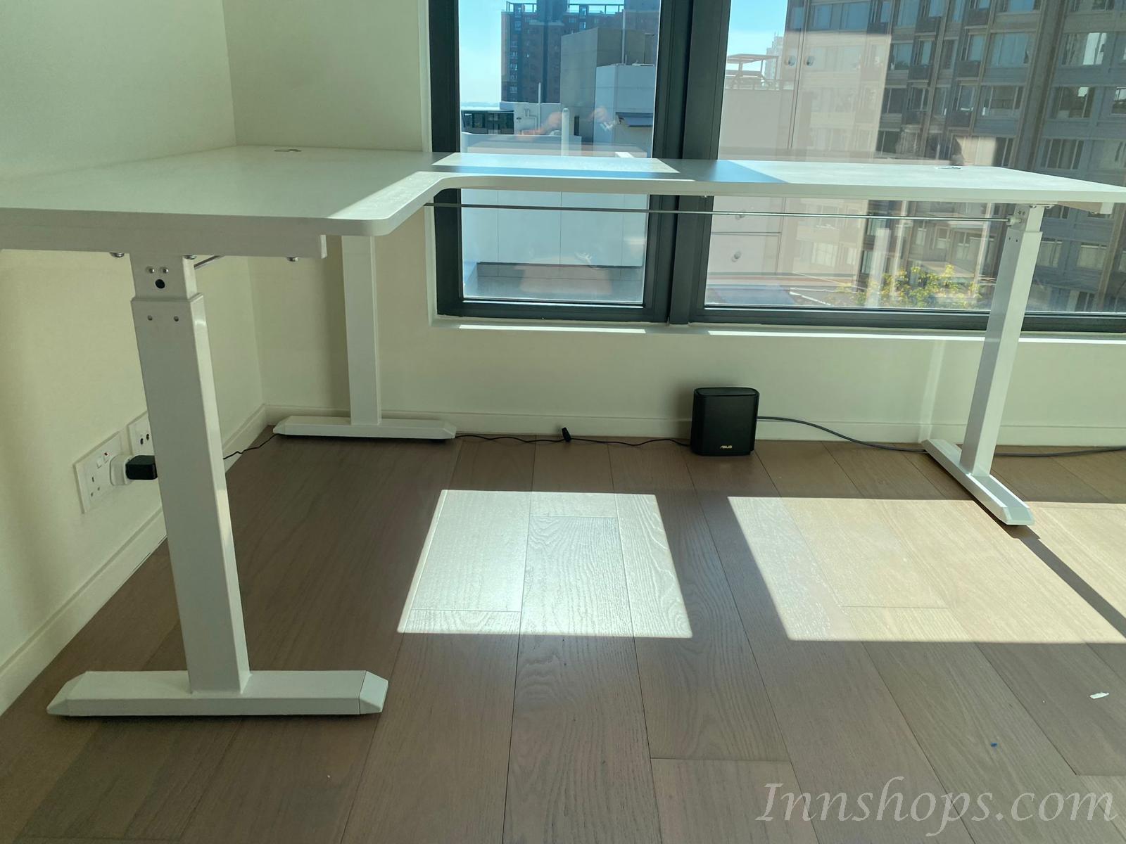 時尚 轉角 升降 書枱 電腦枱120cm/140cm/160cm/180cm*100cm/120cm*115cm (IS9255)