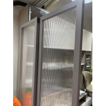 日式實木 仿長虹玻璃 屏風 玄關茶室 客廳屏風 80cm/100cm/120cm/150cm/180cm/160cm/200cm/240cm*2.5cm*180cm/190cm (IS9197