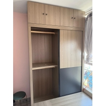 北歐摩登系列 趟門衣櫃床 榻榻米床*120cm/135cm/150cm/180cm (IS9215)