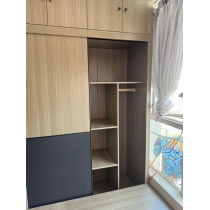 北歐摩登系列 趟門衣櫃床 榻榻米床*120cm/135cm/150cm/180cm (IS9215)