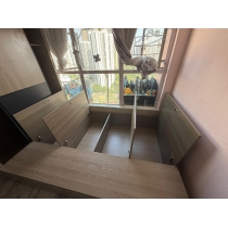 北歐摩登系列 趟門衣櫃床 榻榻米床*120cm/135cm/150cm/180cm (IS9215)