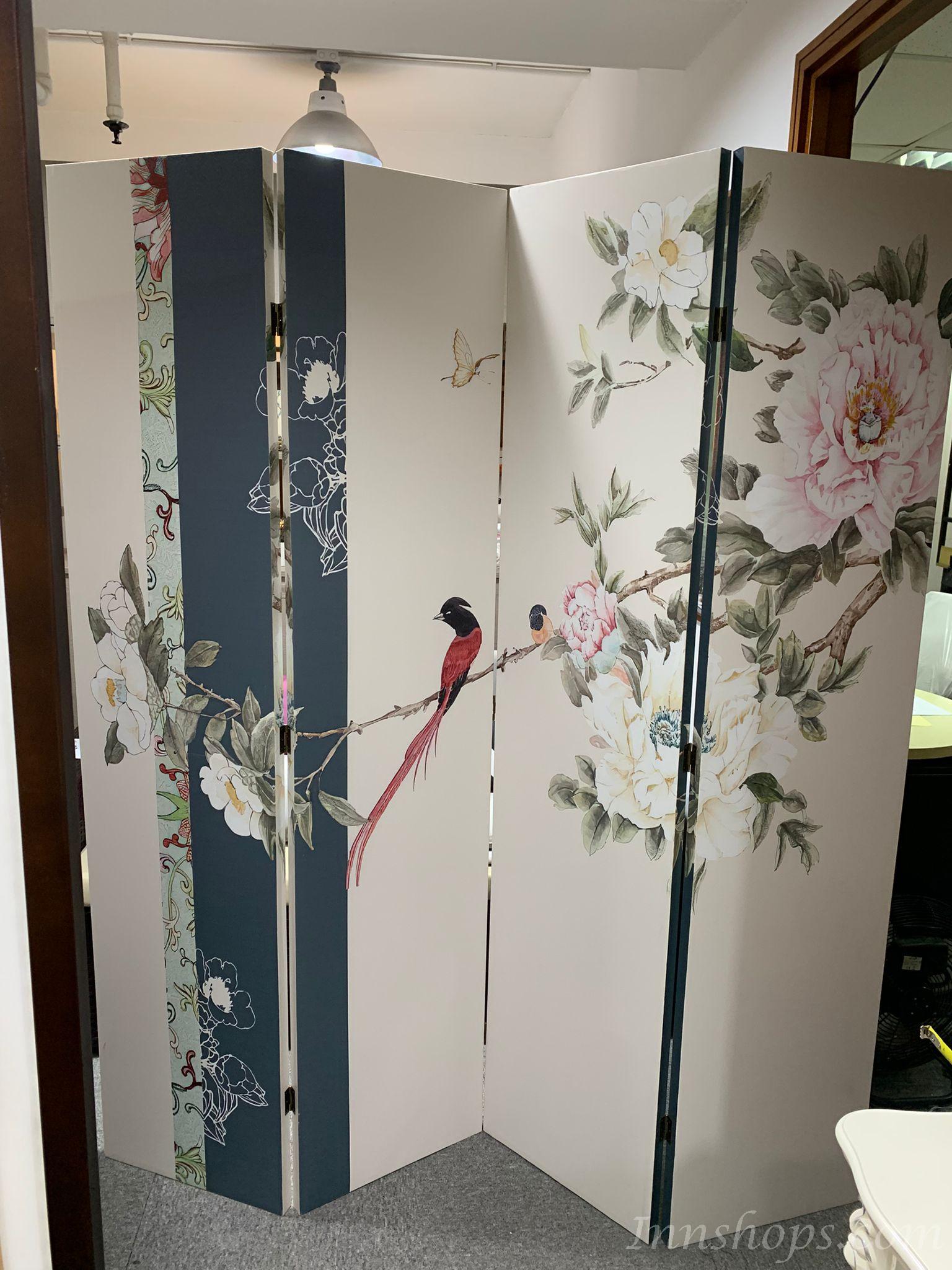 布藝雙面屏風 *防透光*屏風 180/190cm高*可自選片數(IS0270)