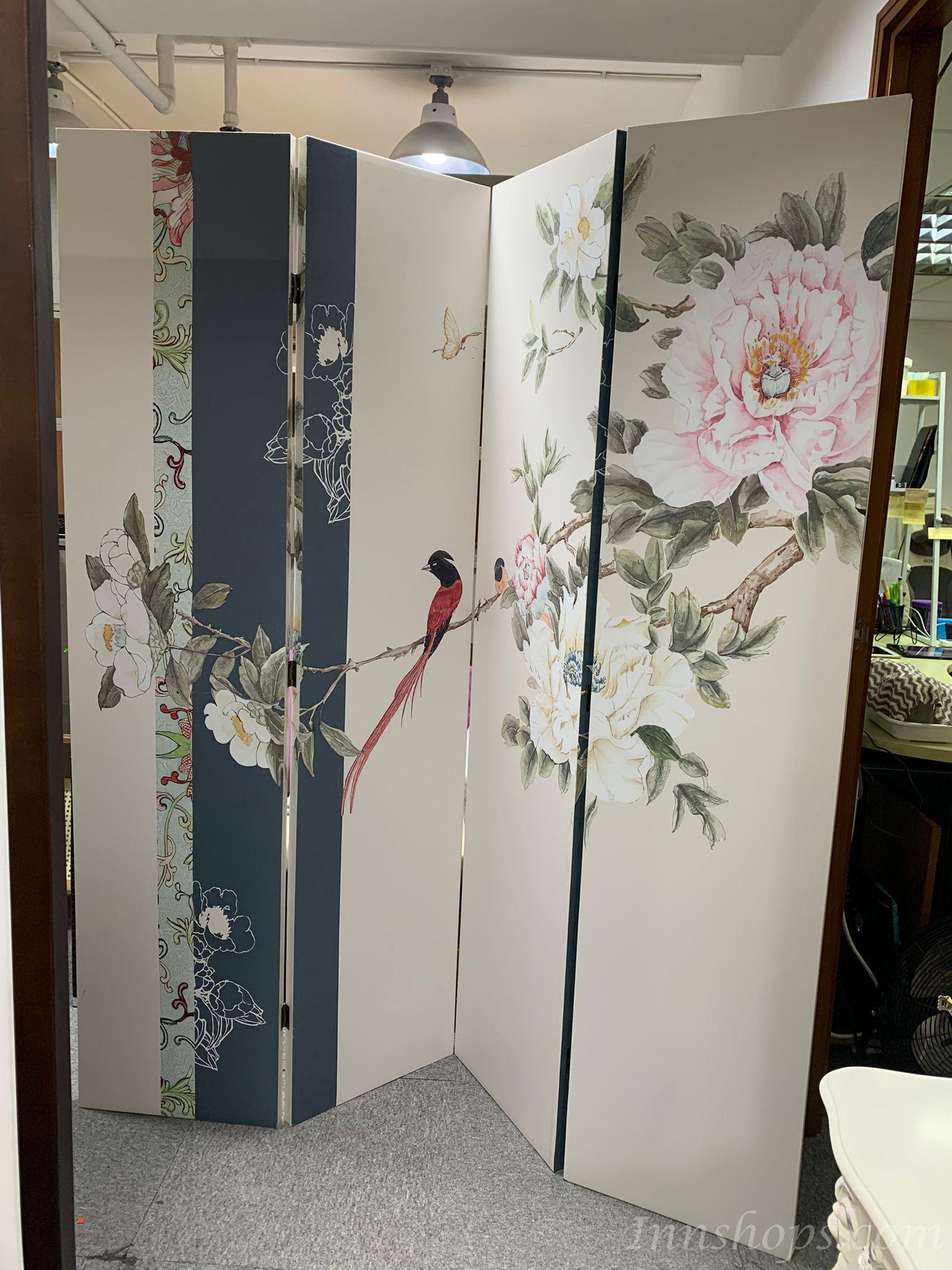 布藝雙面屏風 *防透光*屏風 180/190cm高*可自選片數(IS0270)