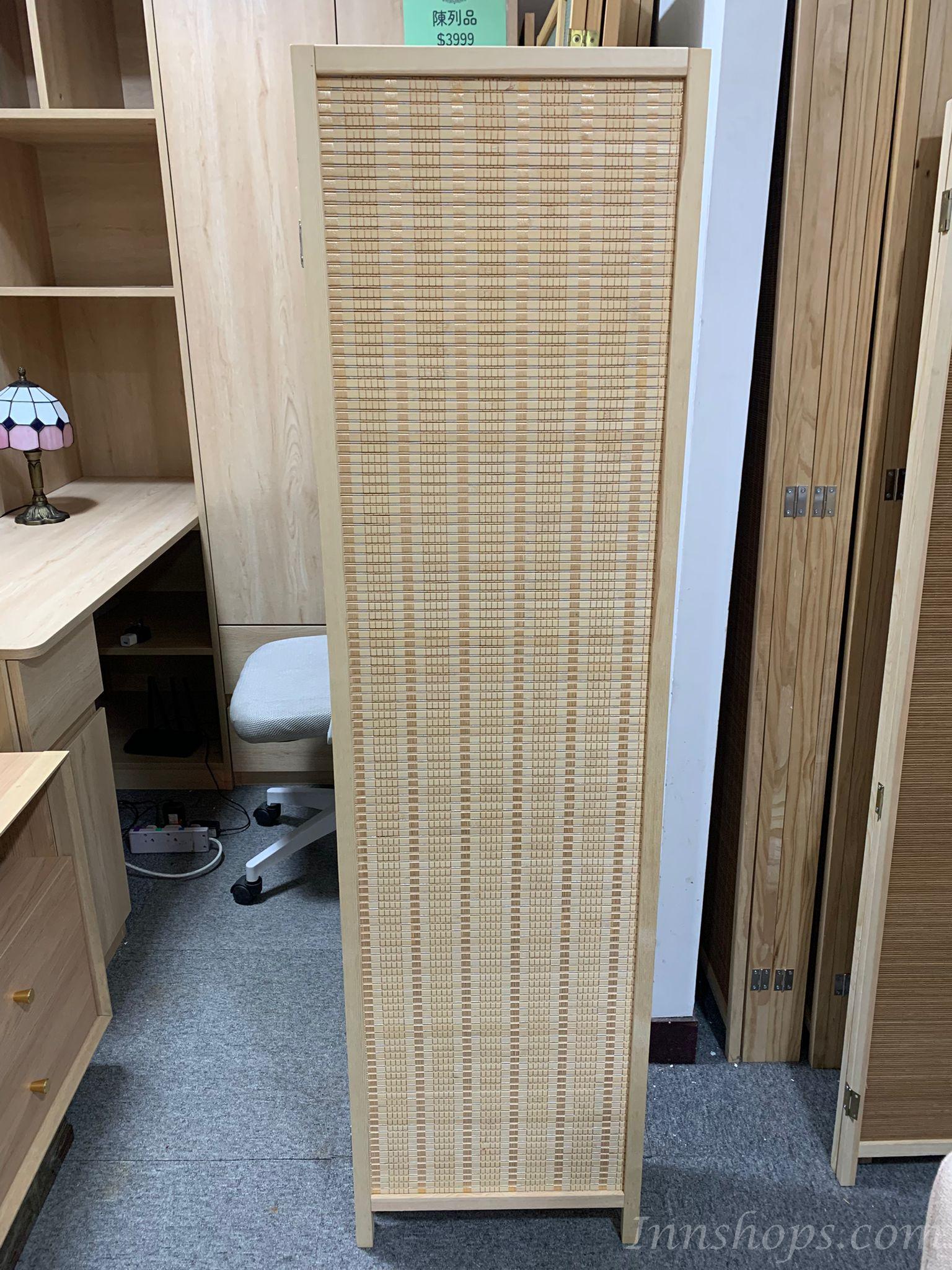 實木竹屏風 風水屏風*可自選片數 (IS5610)