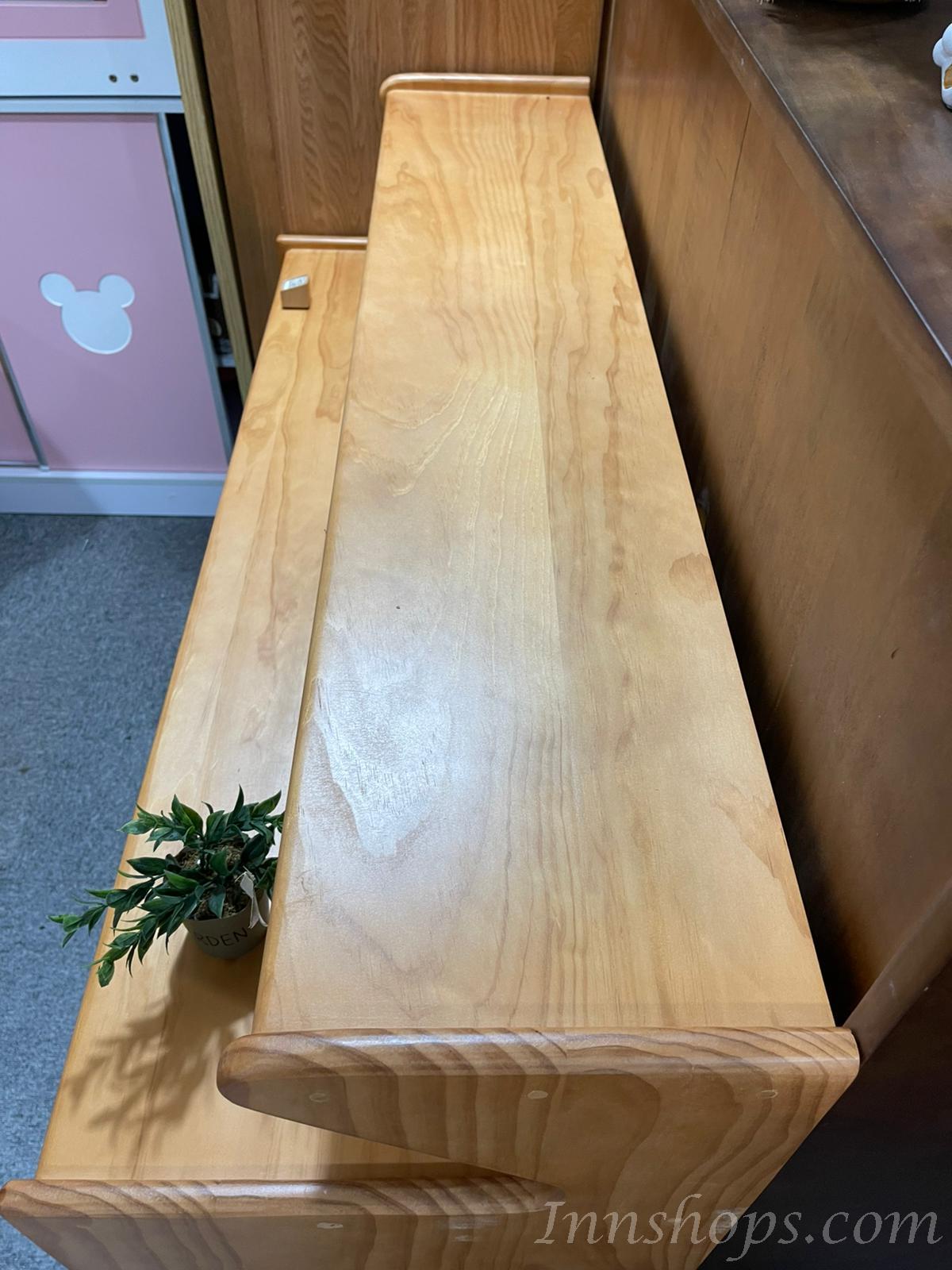 芬蘭松木系列 實木餐邊櫃簡約現代家用小戶型茶水櫃組合儲物櫃120cm/150cm(IS8049)