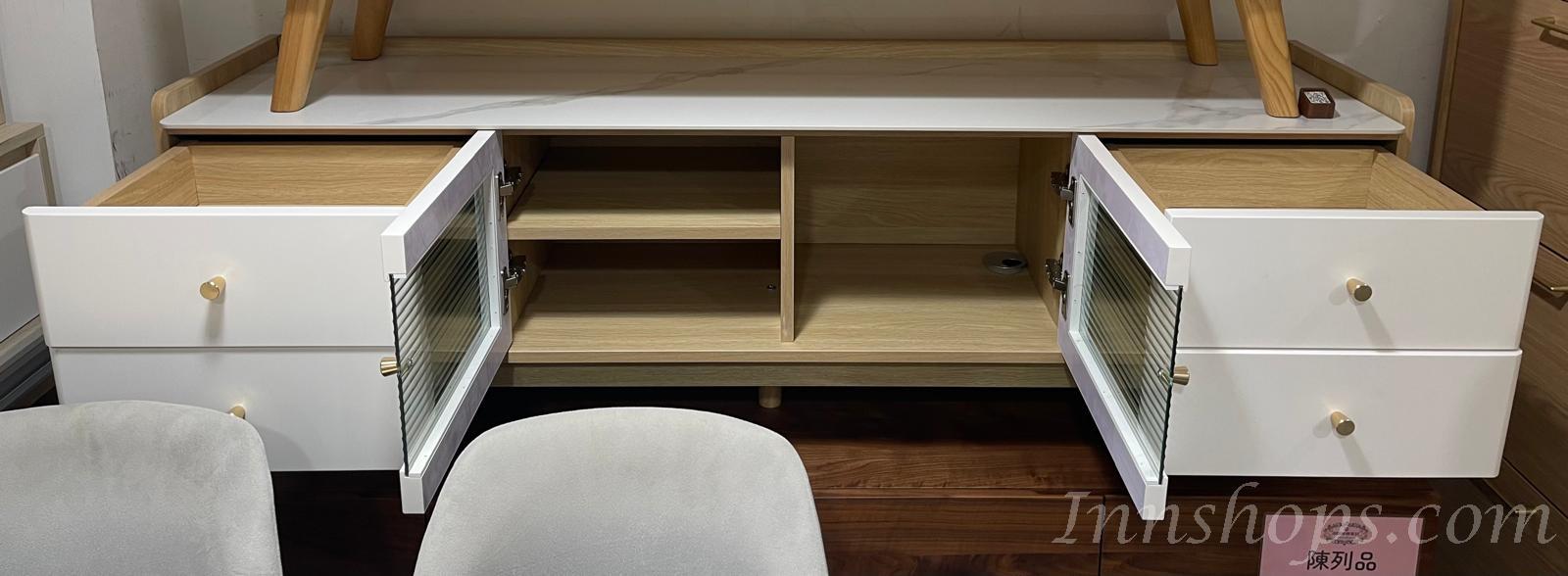北歐品味系列 岩板 電視櫃 茶几組合 160/180/200/120cm (IS8997)