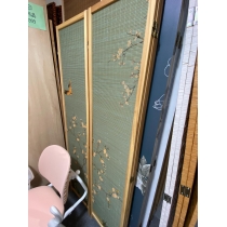 實木竹制屏風 花鳥圖*6片 (IS6904)