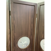 中式 實木 喬其紗屏風 40cm/50cm/60cm (IS7443)