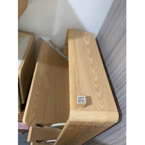 《HOLD》(陳列品一個$999，W60*D25*H120.6CM) 時尚系列 超薄窄款全實木翻斗鞋櫃 進門省空間 原木色薄身鞋櫃 60/80/100/120cm (IS8139)