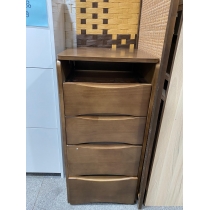 日式實木橡木系列 迷你床頭櫃 翻蓋梳妝枱 (連鏡和櫈) 40cm/48cm (IS8459)