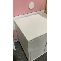 (陳列品2個 免費自取,W46*D37*H40CM) 布藝床頭櫃（IS8514）